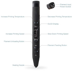 AIO Robotics Full-Metal Premium 3D Printing Pen